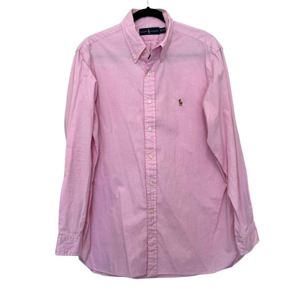 Ralph Lauren Pink Button Down Dress Shirt